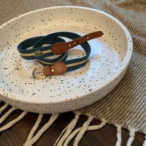 Men’s size 38 Lacoste belt logo print